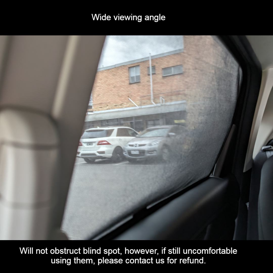 Car Window Sun Shades UVE 87% for Hyundai Kona (2024-present)