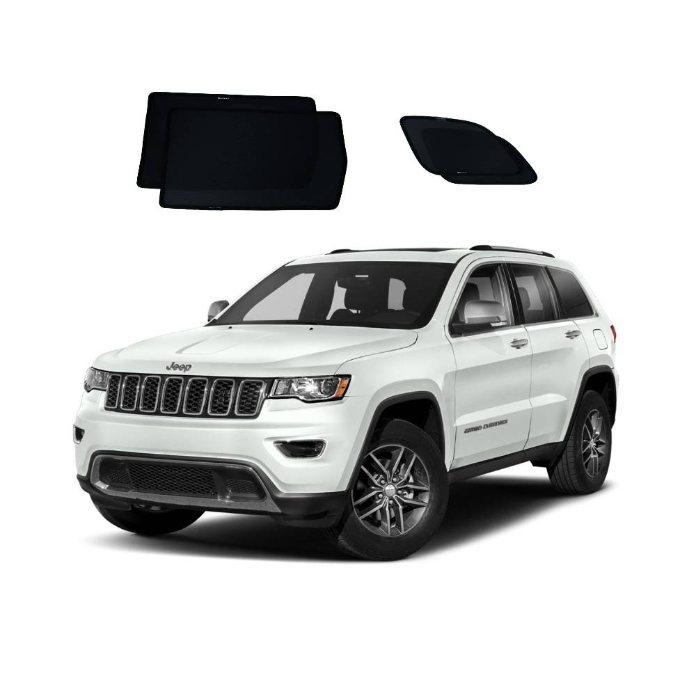 Car Window Sun Shades UVE 87 for Jeep Grand Cherokee 2010 2021 Koabrella