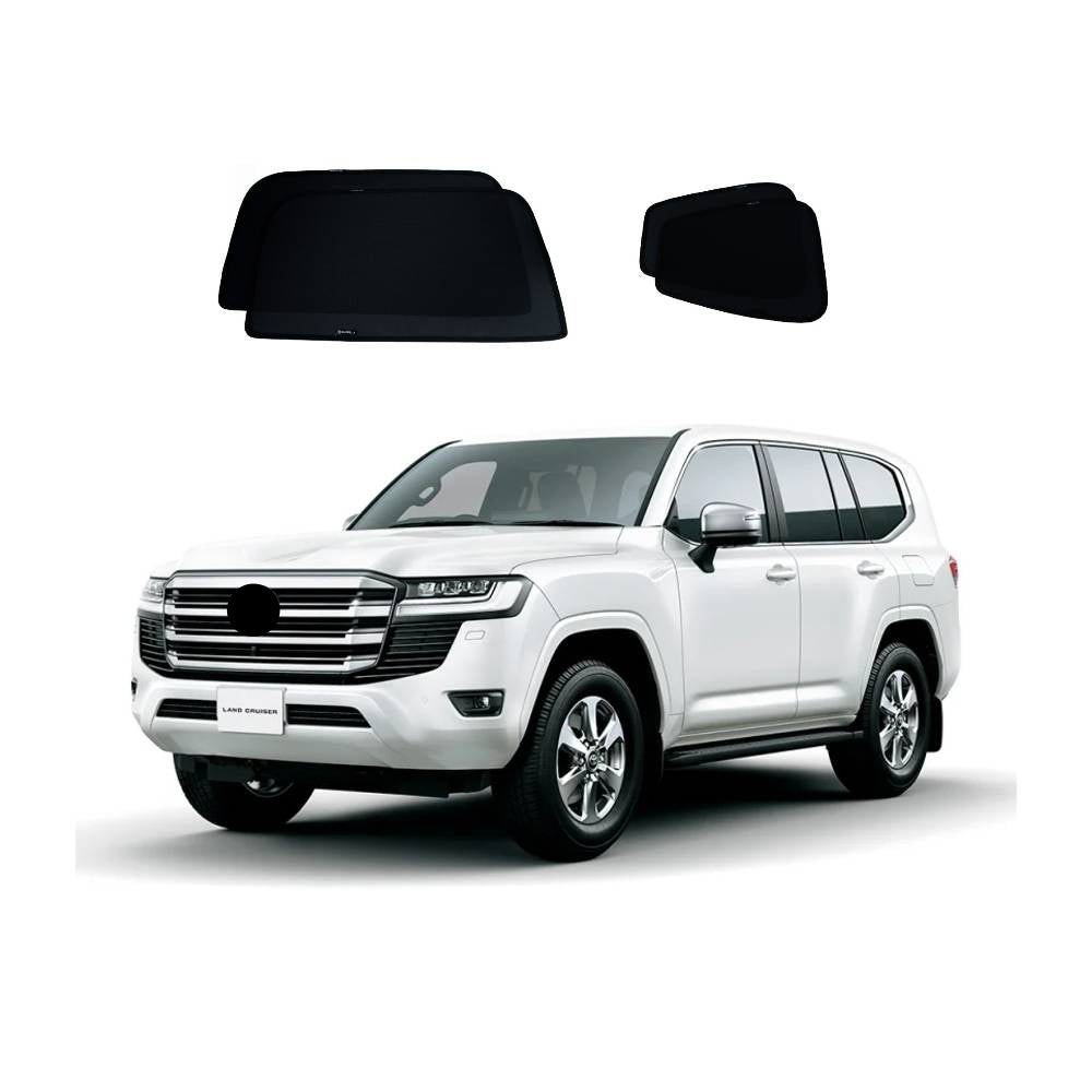 Car Window Sun Shades UVE 87% for Toyota LandCruiser 300 Series (2021-present)