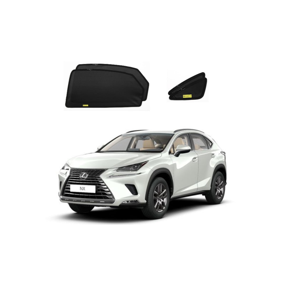 Car Window Sun Shades UVE 87% for Lexus NX 1st Gen (2014-2021)