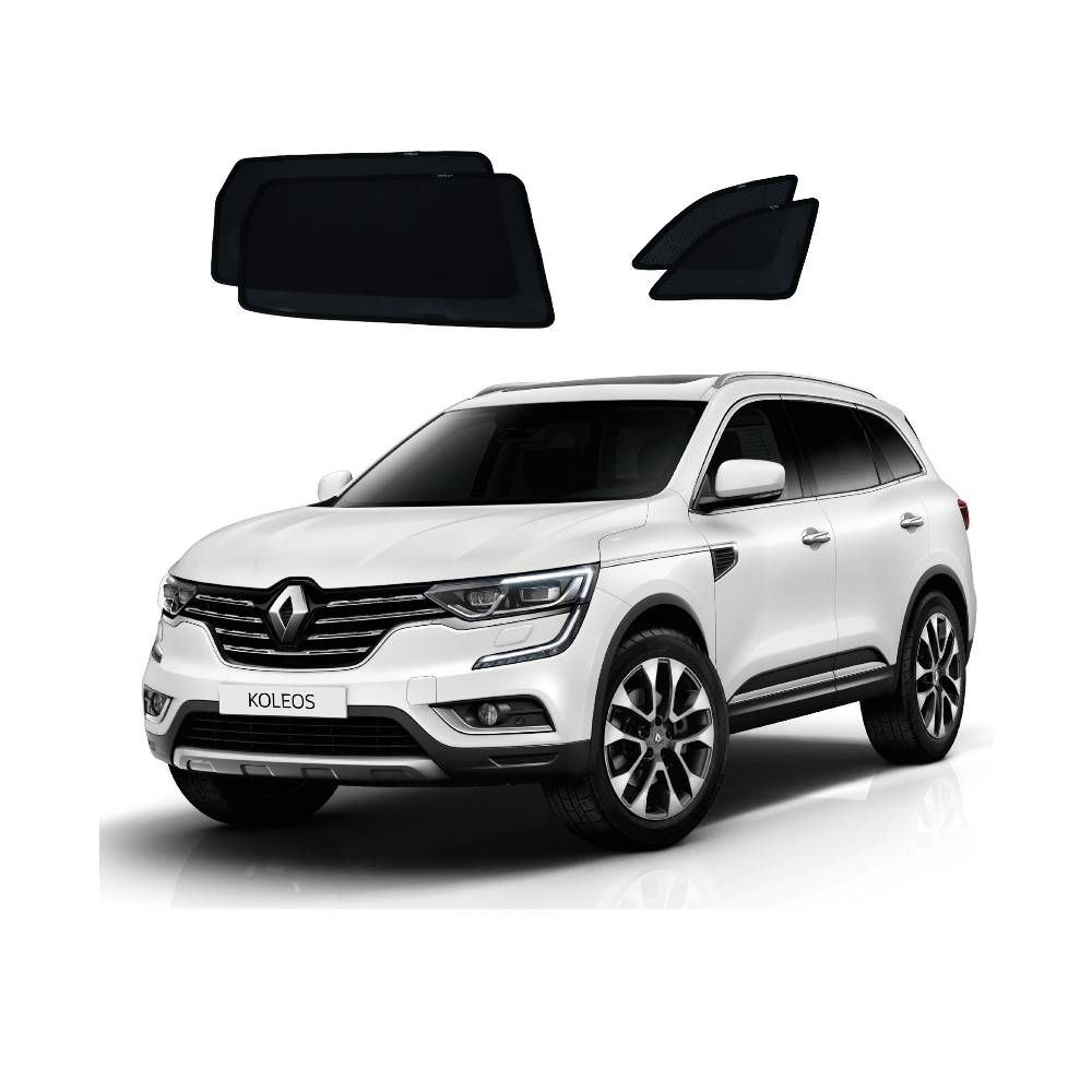 Car Window Sun Shades UVE 87% for Renault Koleos (2016-present)