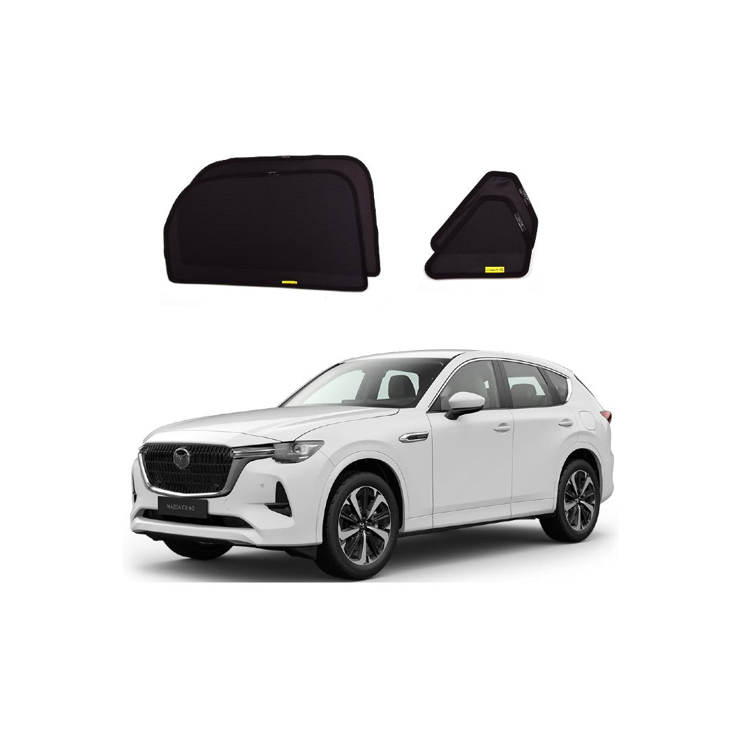 Car Window Sun Shades UVE 87% for Mazda CX-60 (2022-present)