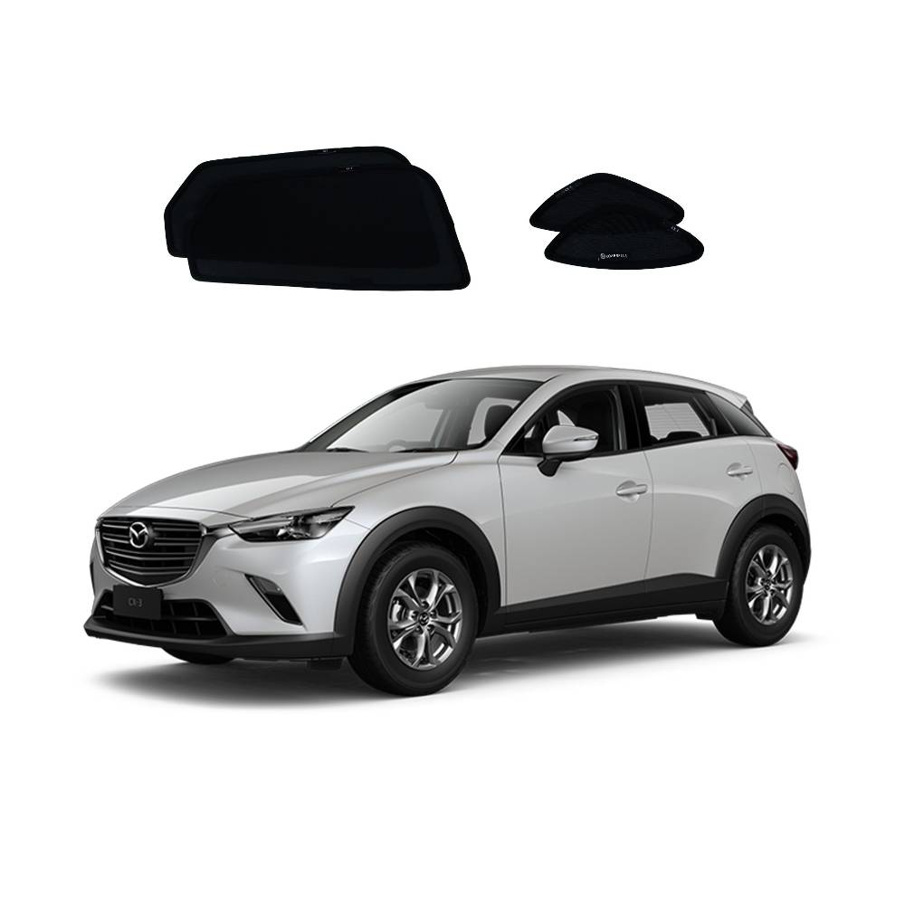 Car Window Sun Shades UVE 87% for Mazda CX-3 (2015-present)