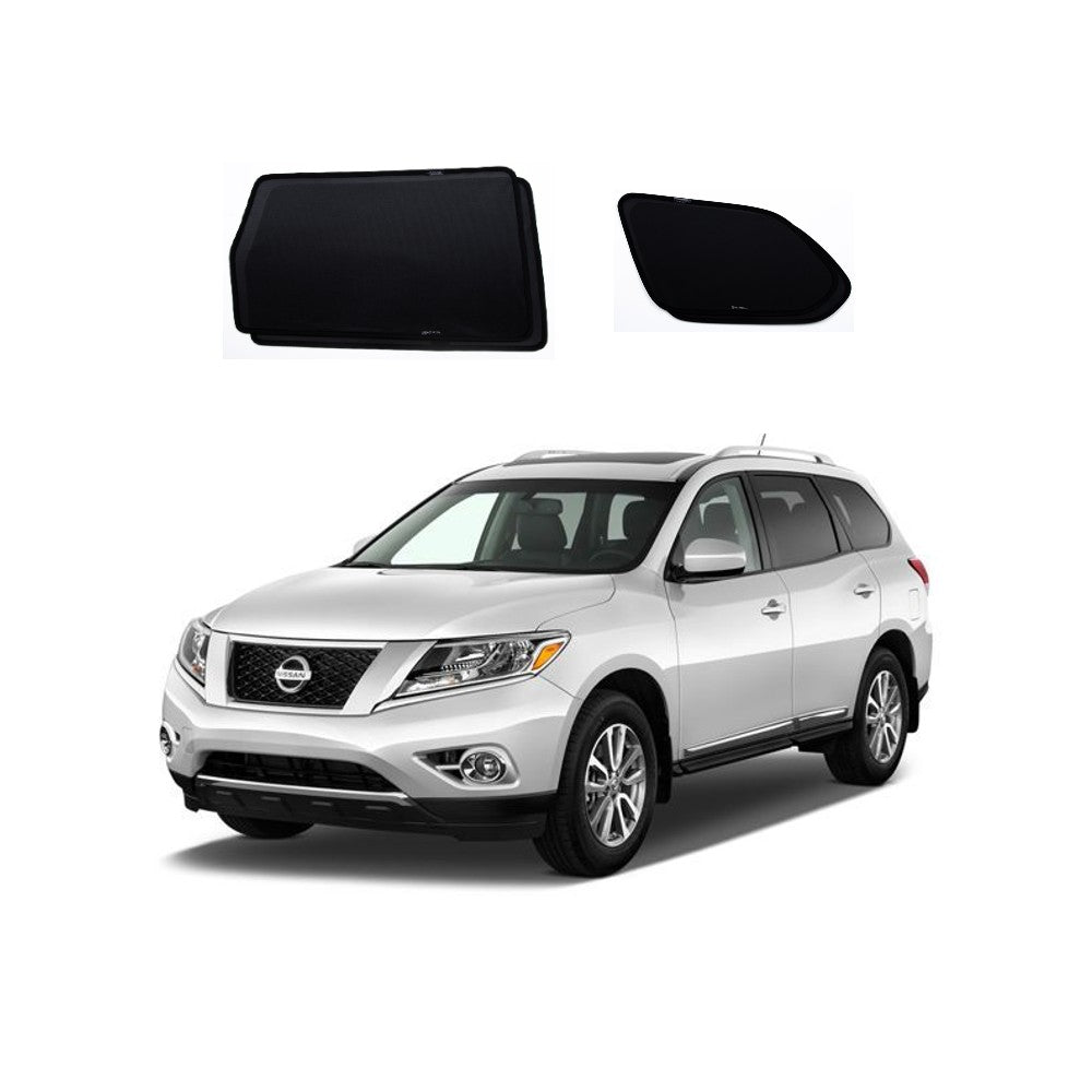 Car Window Sun Shades UVE 87% for Nissan Pathfinder (2013-2021)