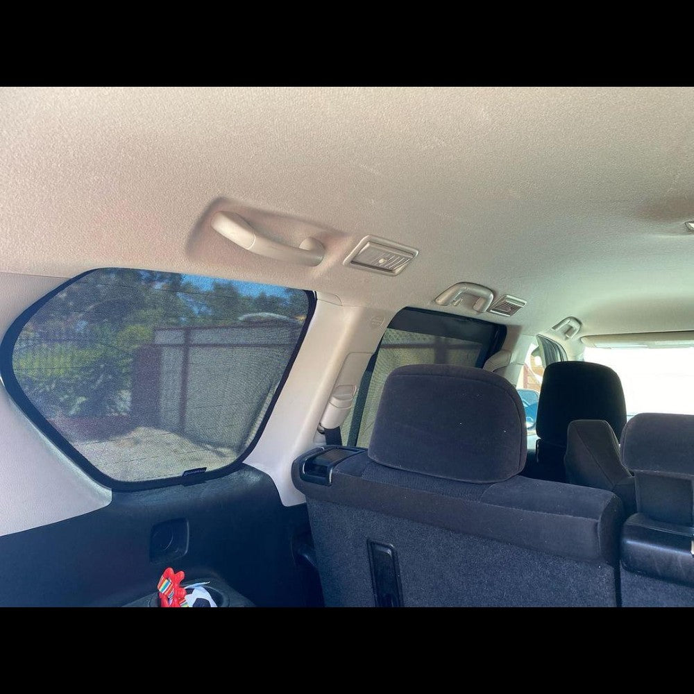 Car Window Sun Shades UVE 87% for Toyota Landcruiser Prado 150 (2009-2024)