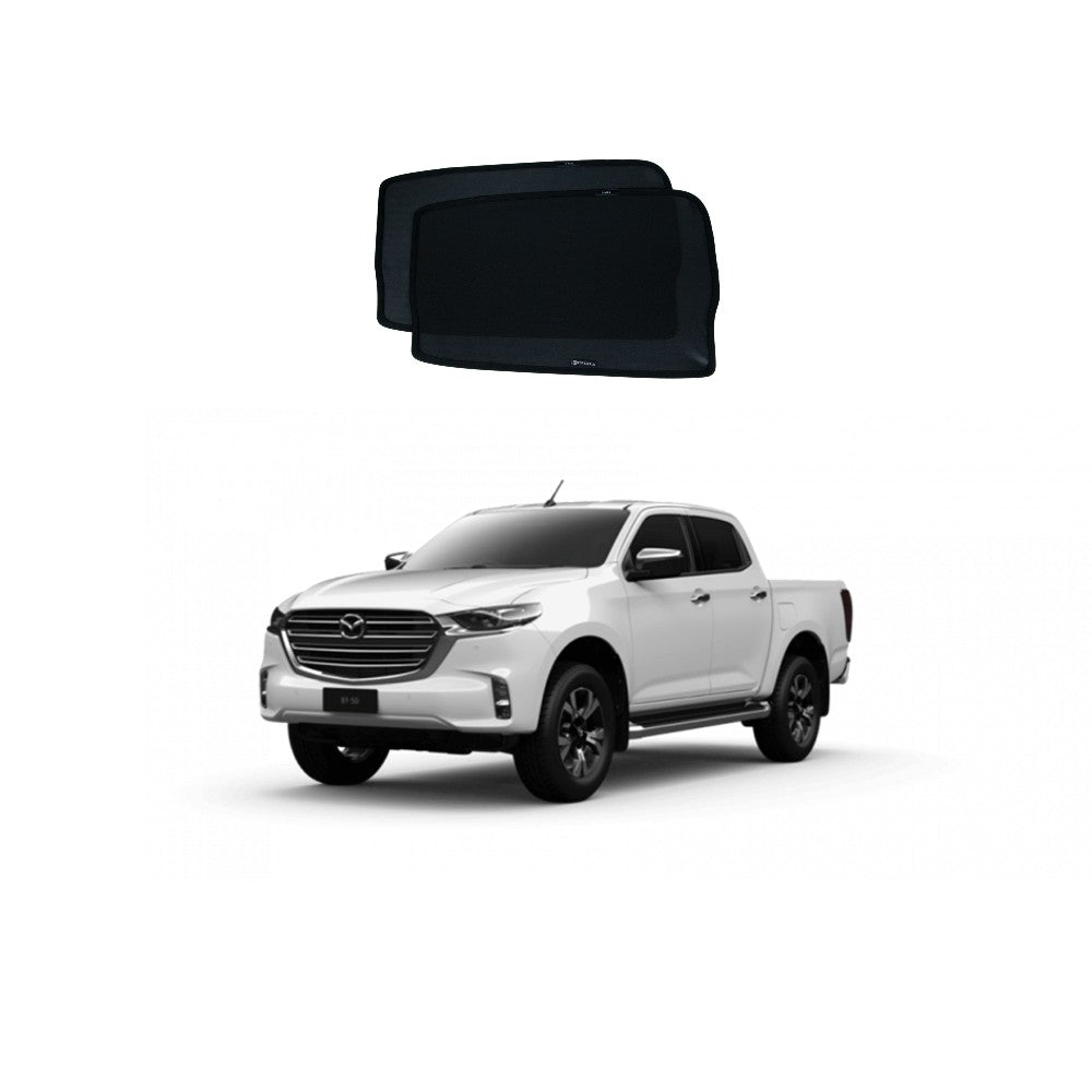 Car Window Sun Shades UVE 87% for Mazda BT50 (2020-present)