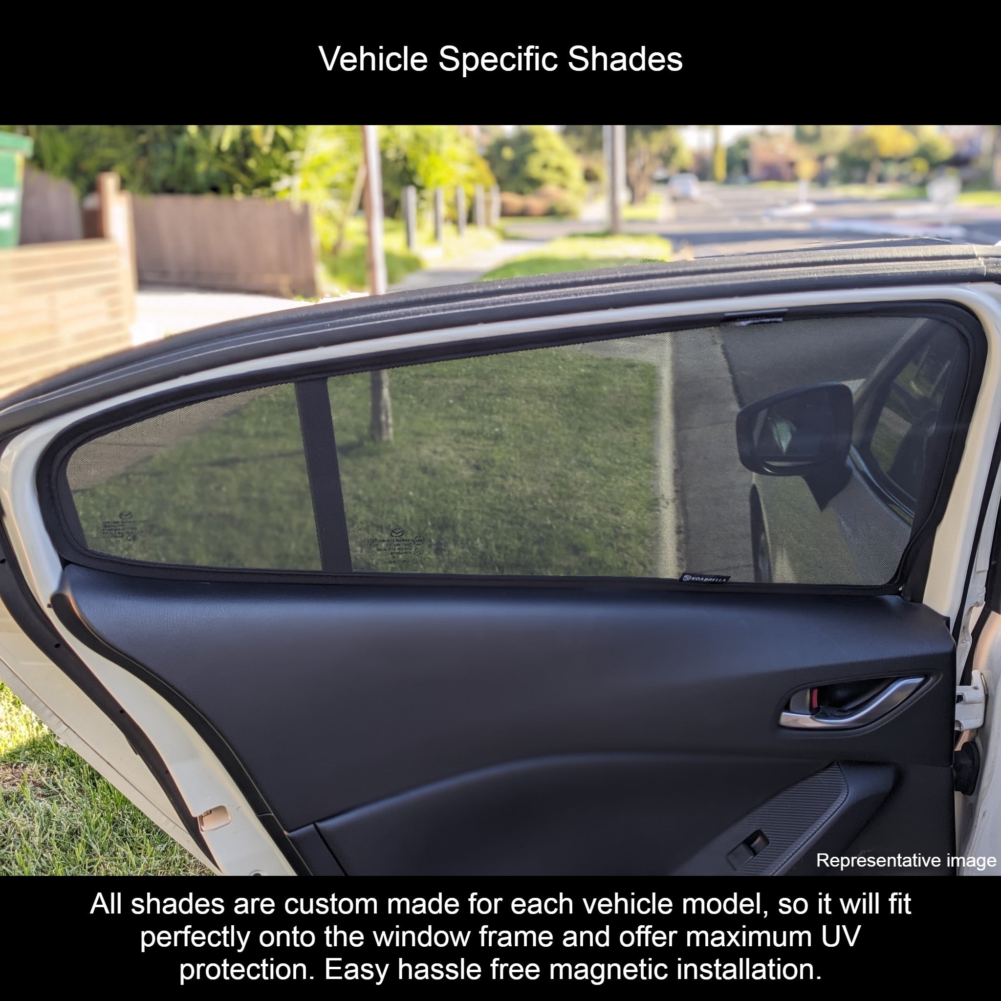 Car Window Sun Shades UVE 87% for Toyota Camry (2017-2024)