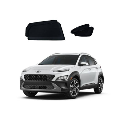 Car Window Sun Shades UVE 87% for Hyundai Kona (2017-2023)