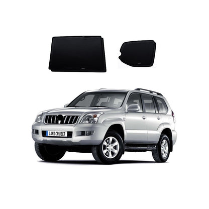Car Window Sun Shades UVE 87% for Toyota Prado 120 series (2003-2009)