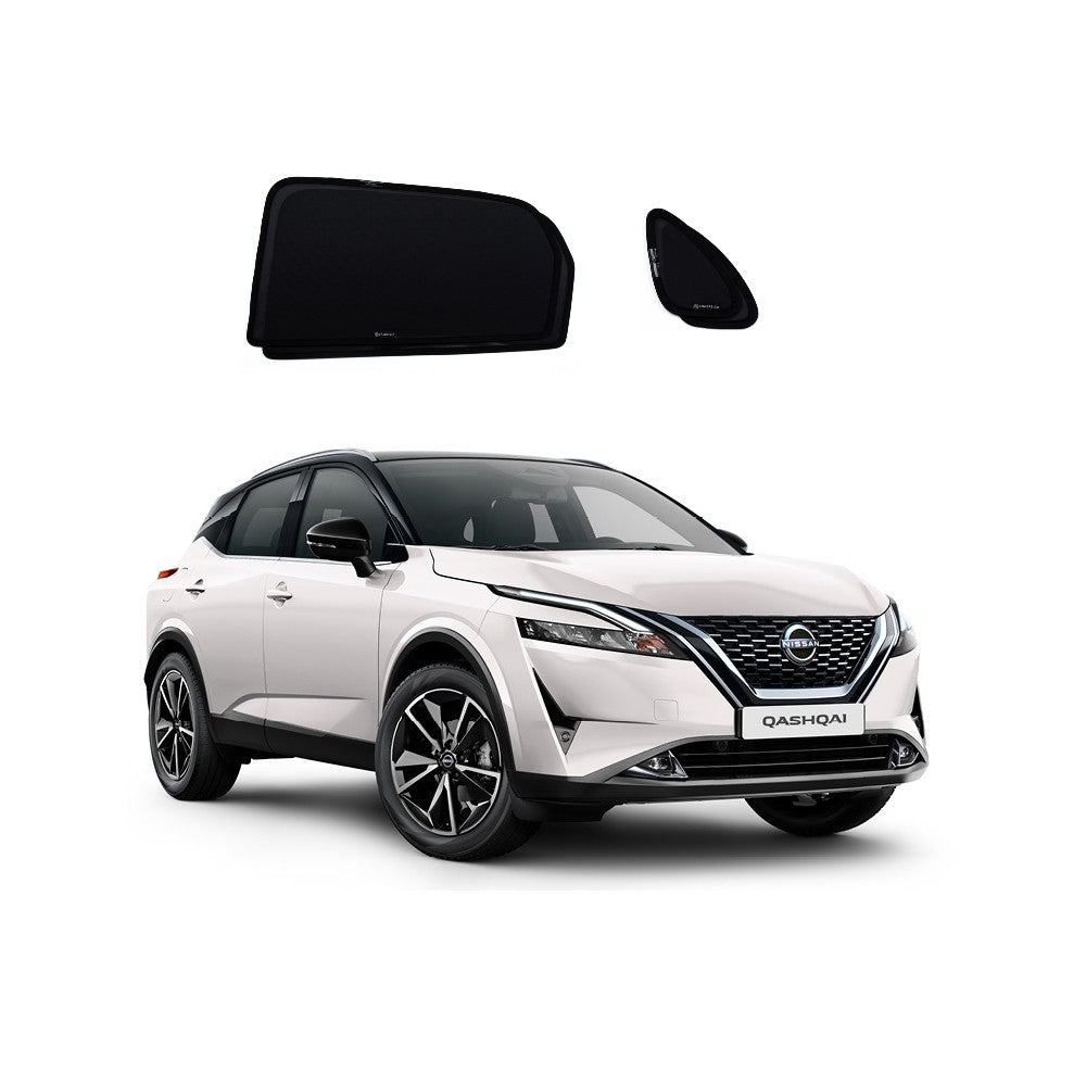 Car Window Sun Shades UVE 87% for Nissan Qashqai (2021-2025)