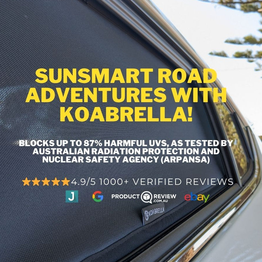 Magnetic Car Window Shades with promotional wording