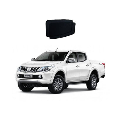 Car Window Sun Shades UVE 87% for Mitsubishi Triton 5th Gen (2015-2024)