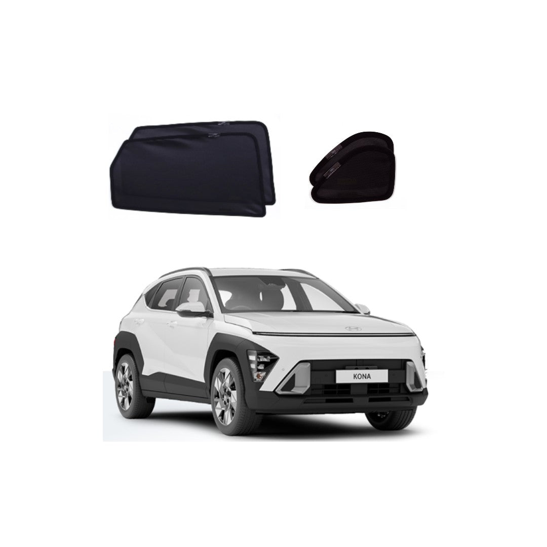 Car Window Sun Shades UVE 87% for Hyundai Kona (2024-present)